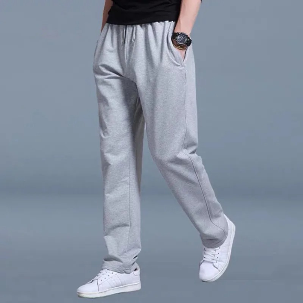 Men's Versatile Modern Fit Jogging Pants with Adjustable Waist