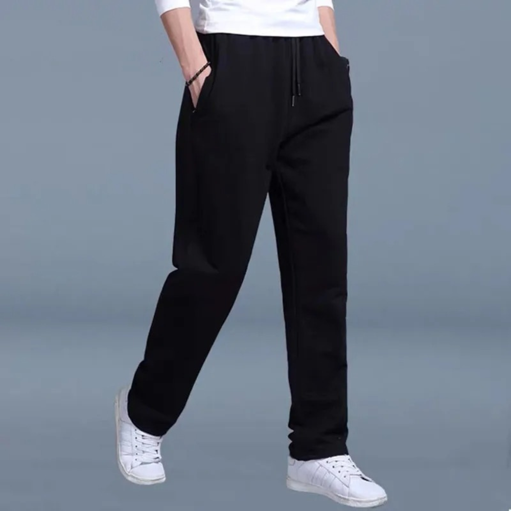 Men's Versatile Modern Fit Jogging Pants with Adjustable Waist