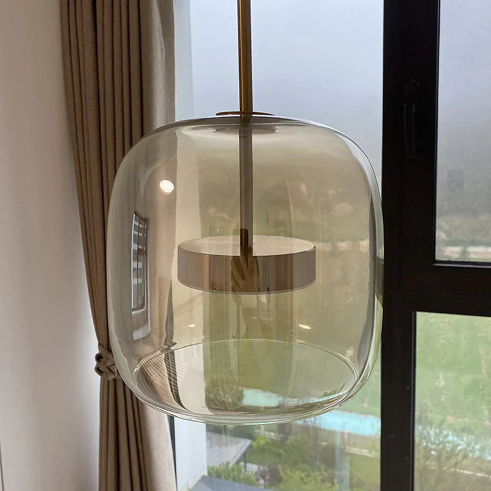 Minimalist Glass Pendant Light for Living Room - Image 14
