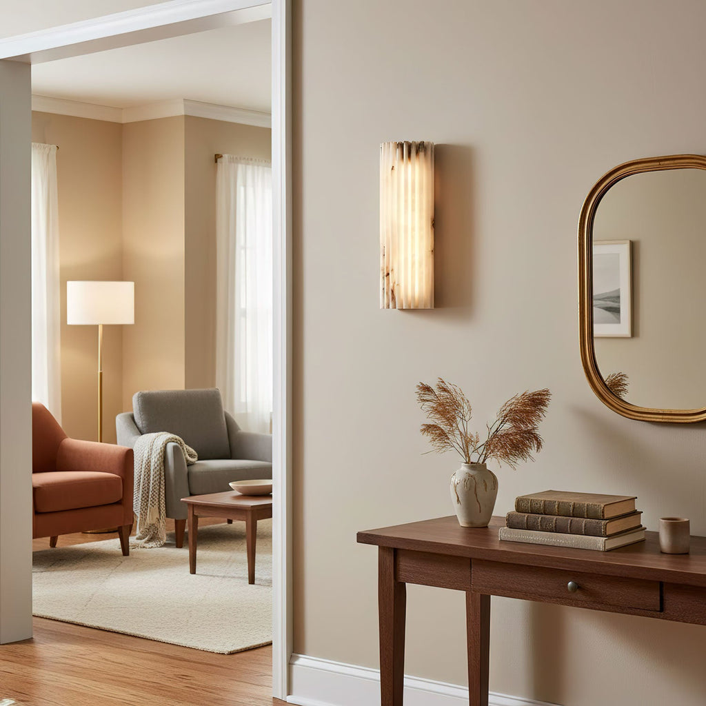 Alvia Alabaster Wall Light - Image 41