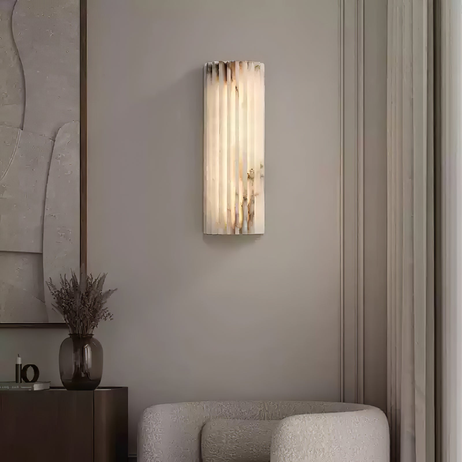 Alvia Alabaster Wall Light - Image 9
