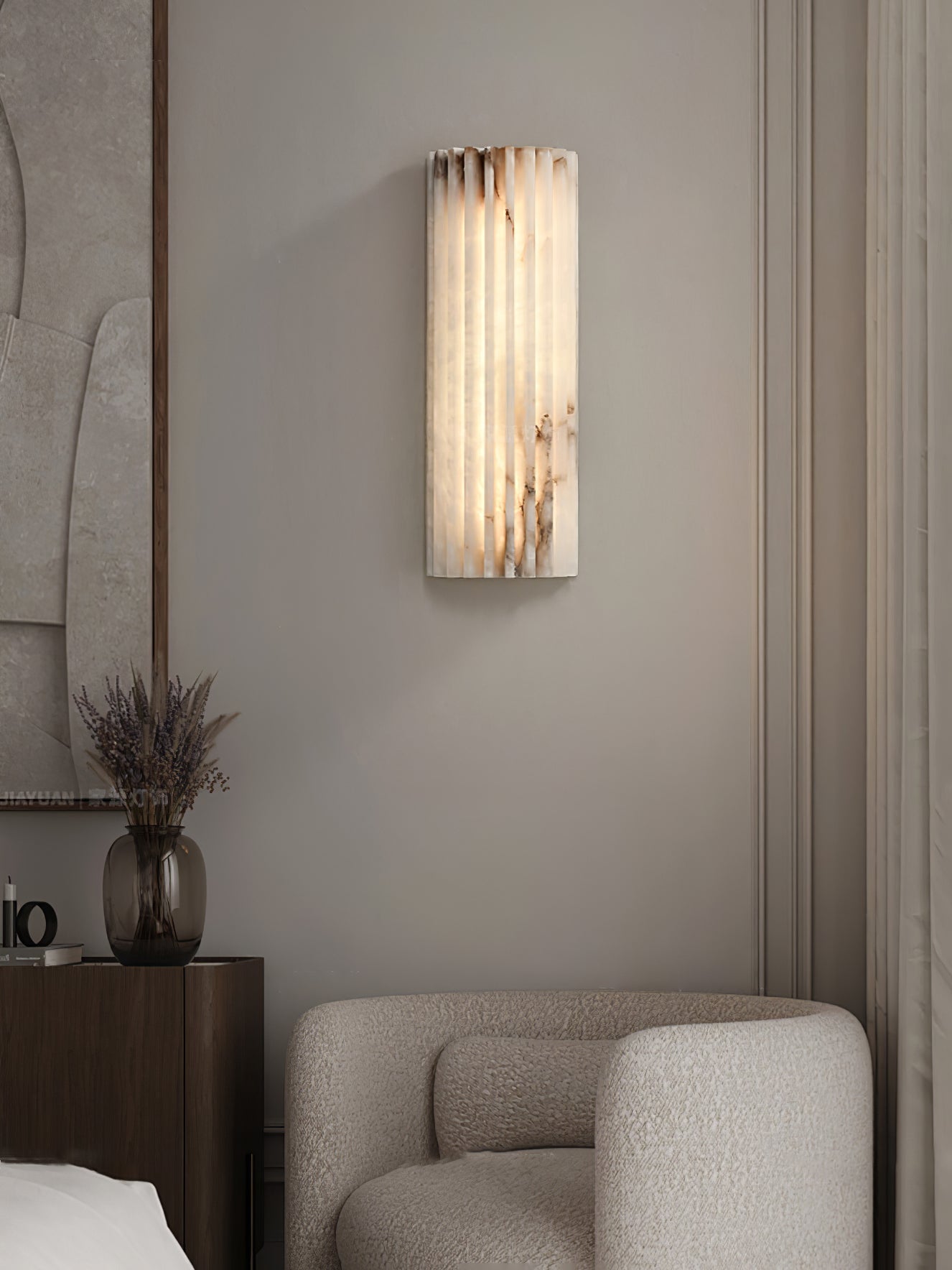 Alvia Alabaster Wall Light - Image 19