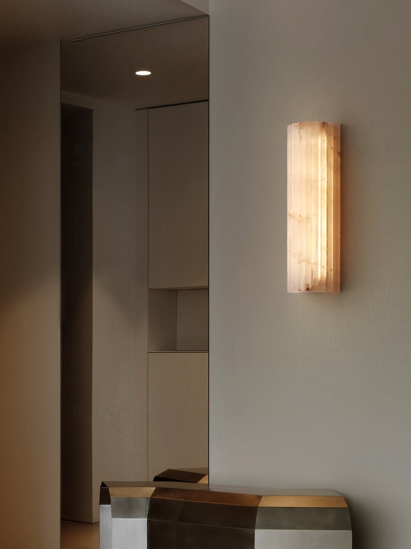 Alvia Alabaster Wall Light - Image 42