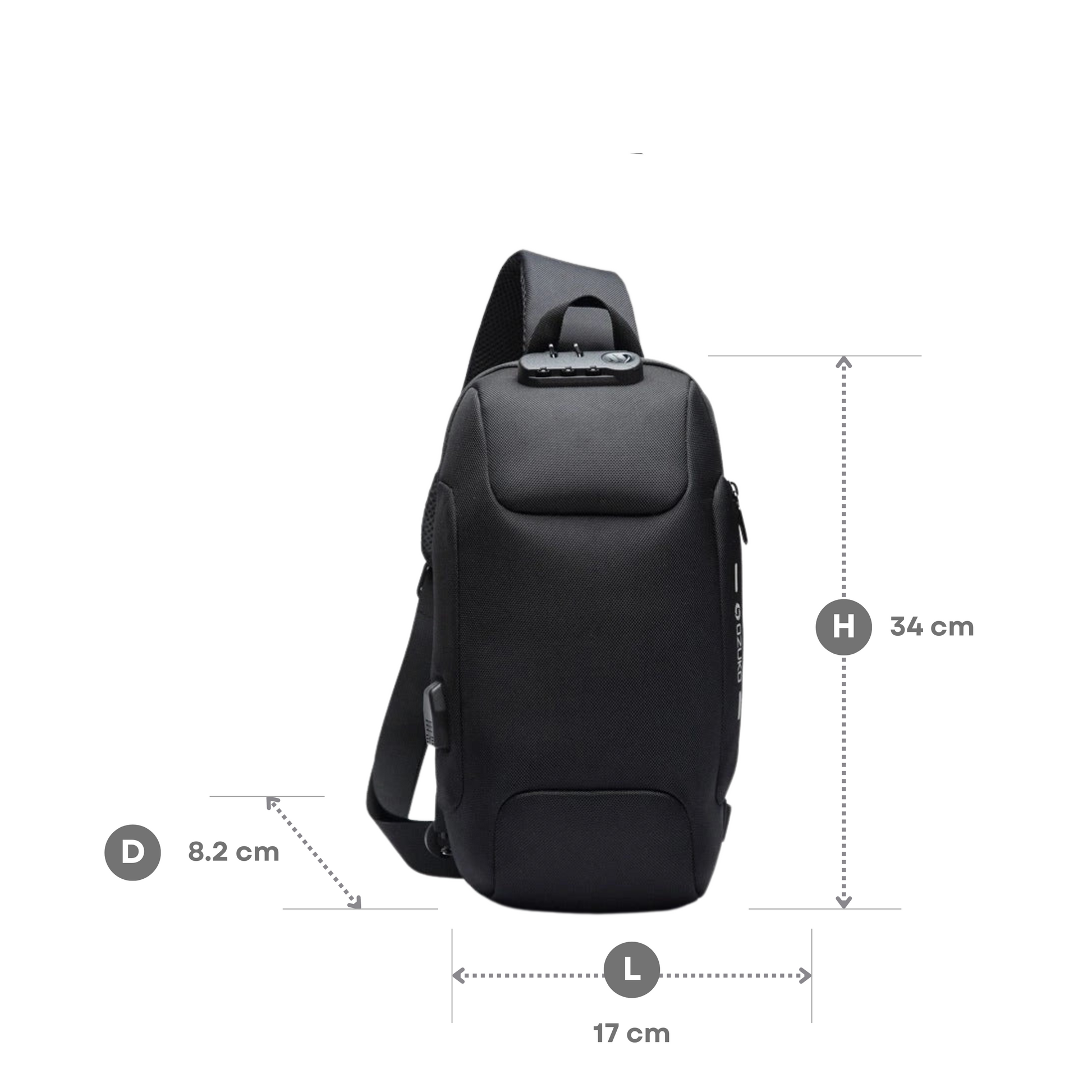Anti-Theft Crossbody Charging Bag - Image 4