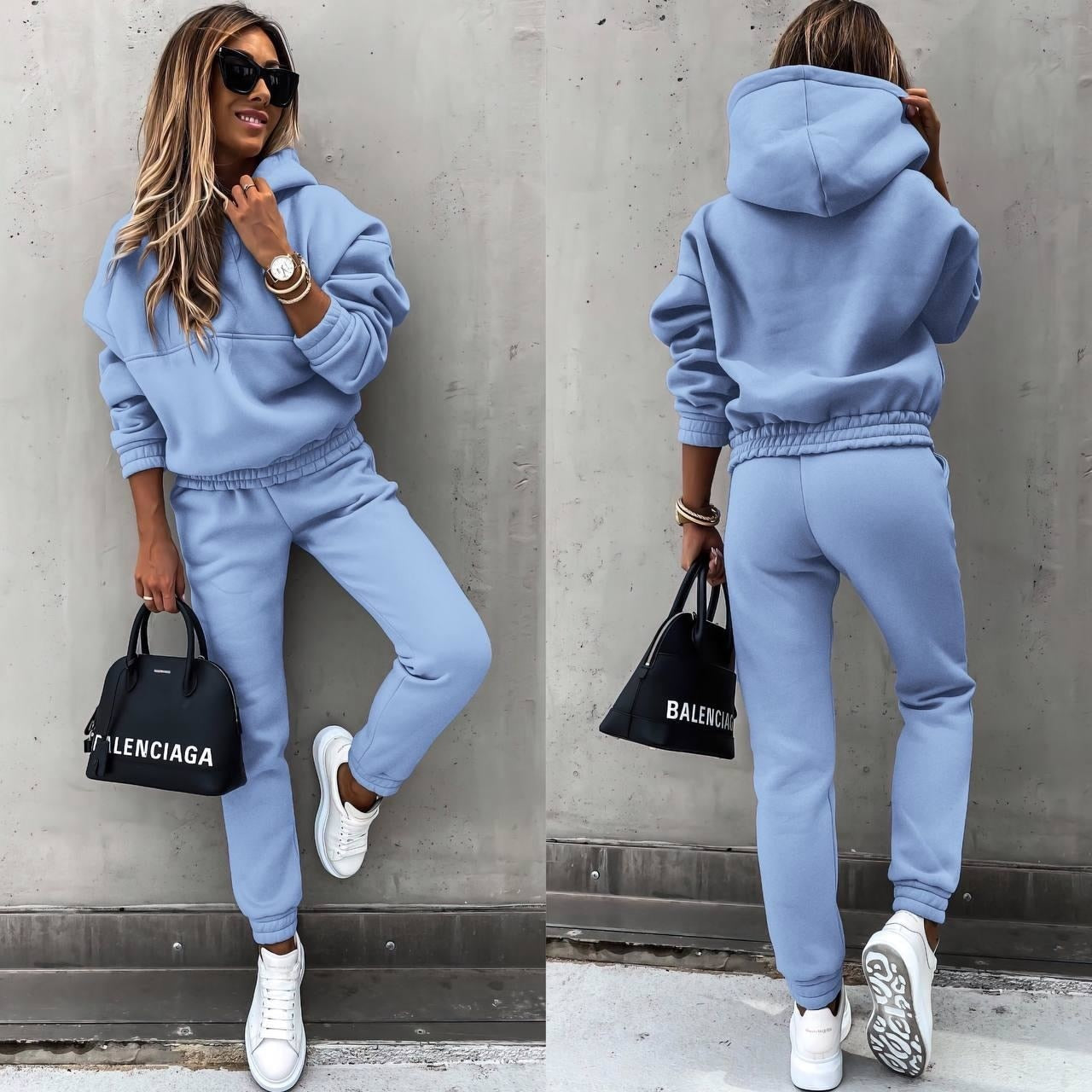 Women's Casual Jogging Sports Hoodie Set