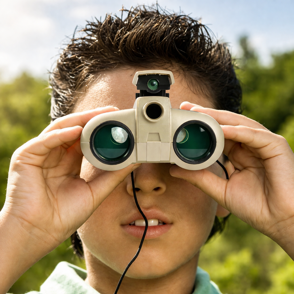 Kids Night Vision Binoculars Outdoor Exploration Adventure Toy