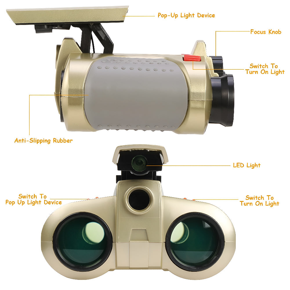 Kids Night Vision Binoculars Outdoor Exploration Adventure Toy - Image 8