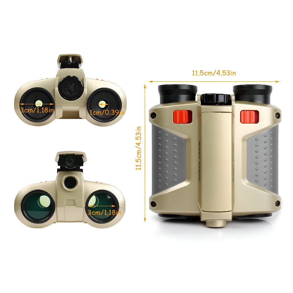 Kids Night Vision Binoculars Outdoor Exploration Adventure Toy - Image 10