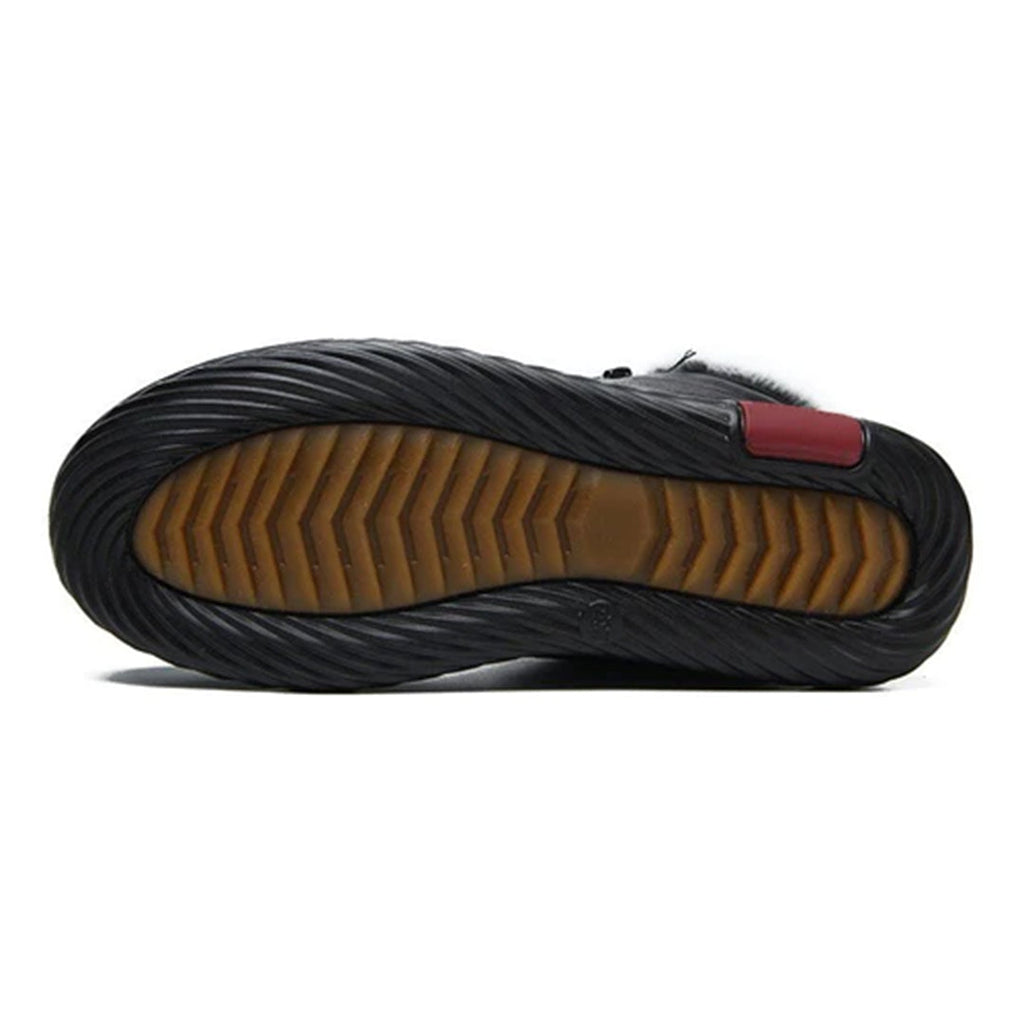 Women's Thermal Warm Insulation Winter Boots with Zipper and Non-Slip Sole