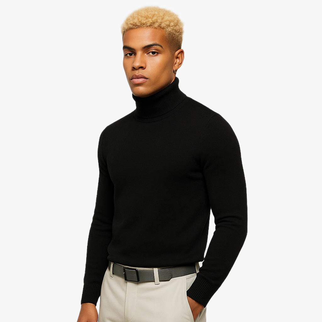 Warm Roll Neck Sweater for Chilly Days