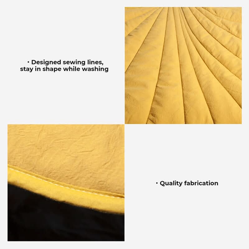 Dog Bed Leaf Shape Cotton Polyester Comfortable Mat - Image 5