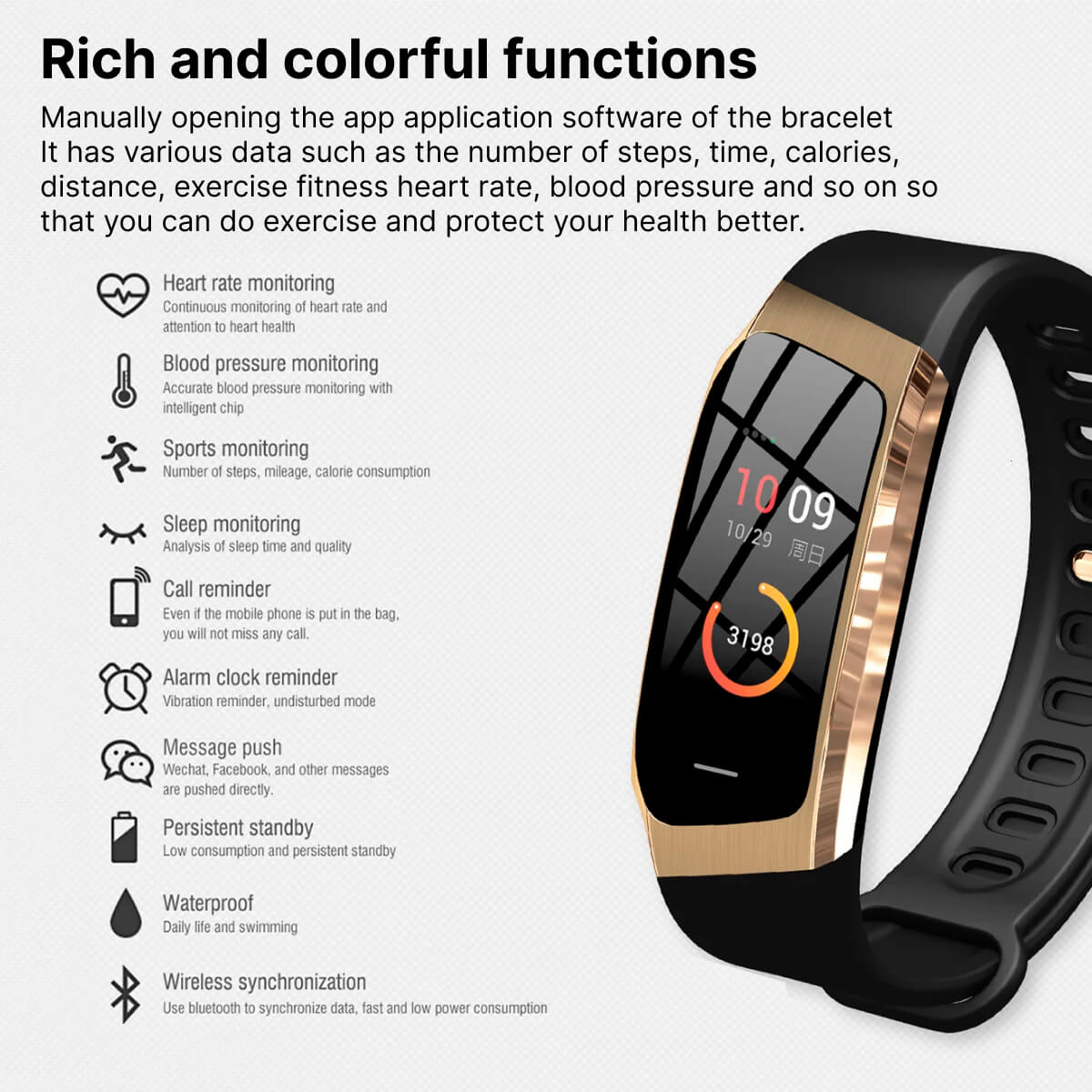 Versatile Athletic Smartwatch with Activity and Sleep Tracking