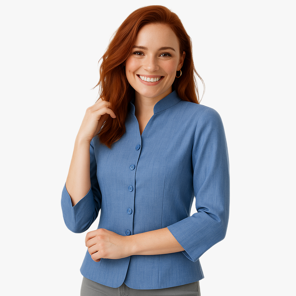Chic Women's Versatile Button-Up Blouse