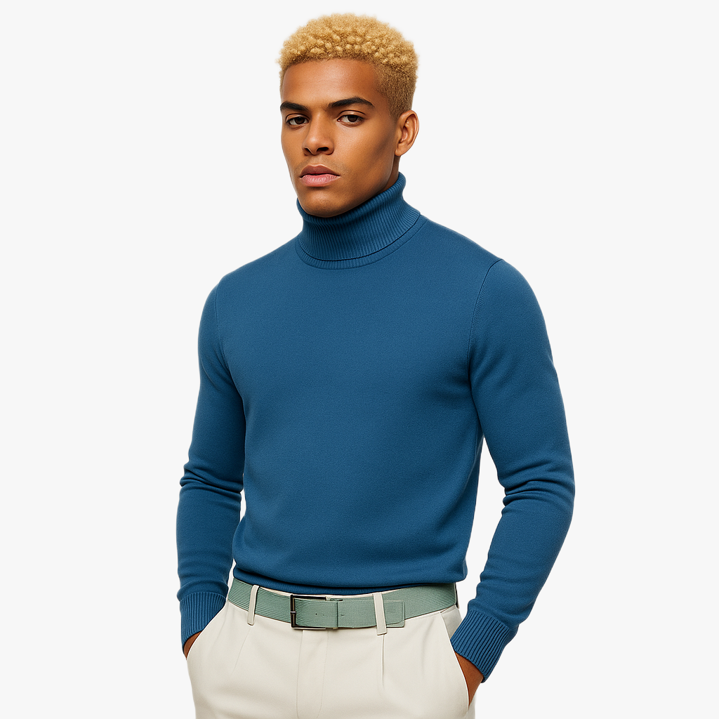 Warm Roll Neck Sweater for Chilly Days