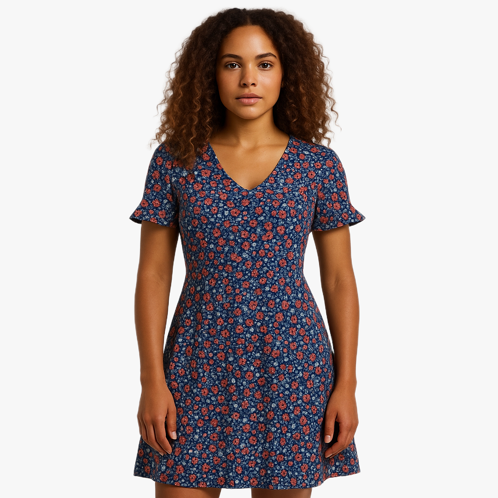 Floral Summer Midi Dress for Chic Outings