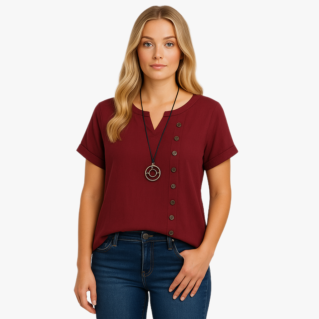 Chic Versatile Short Sleeve Shirt