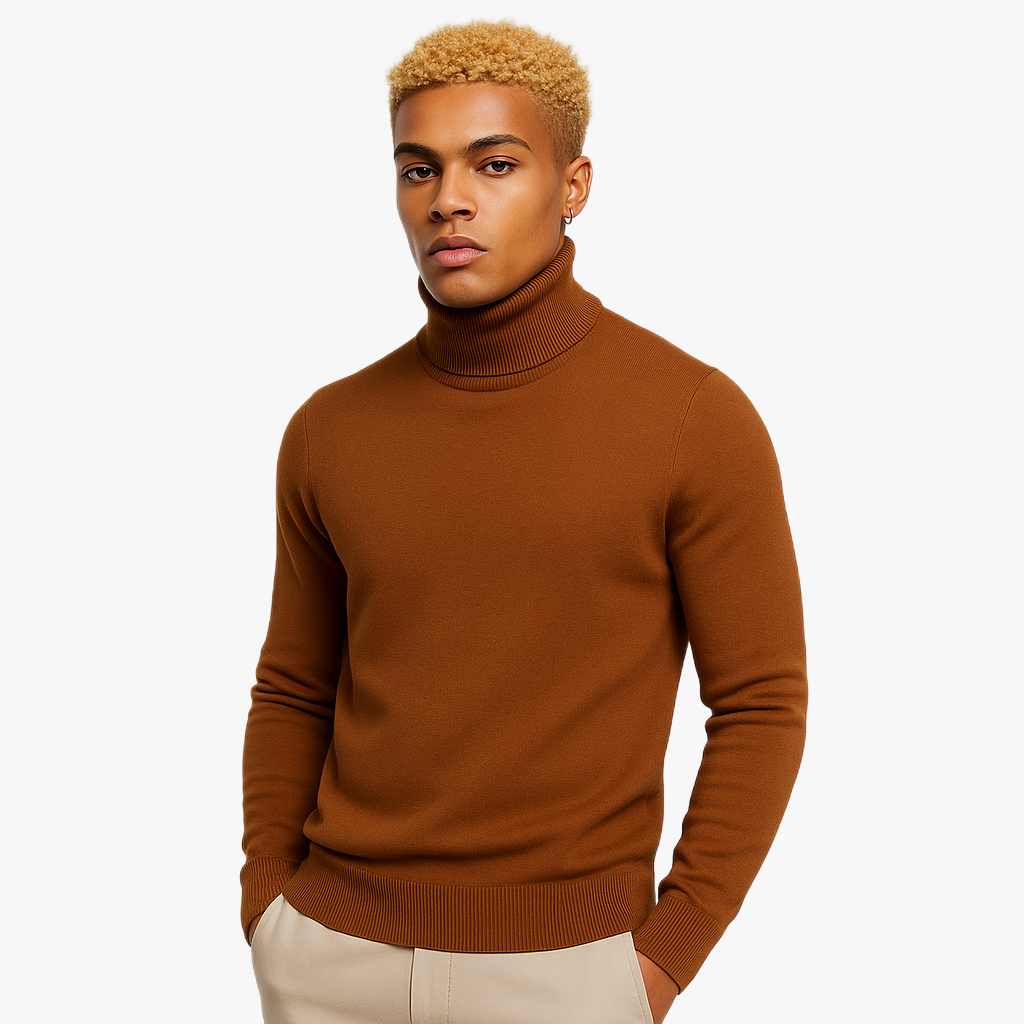 Warm Roll Neck Sweater for Chilly Days