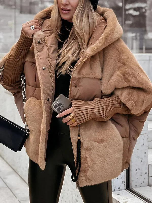 Women's Unique Style Multicolored Outdoor Adventure Winter Jacket