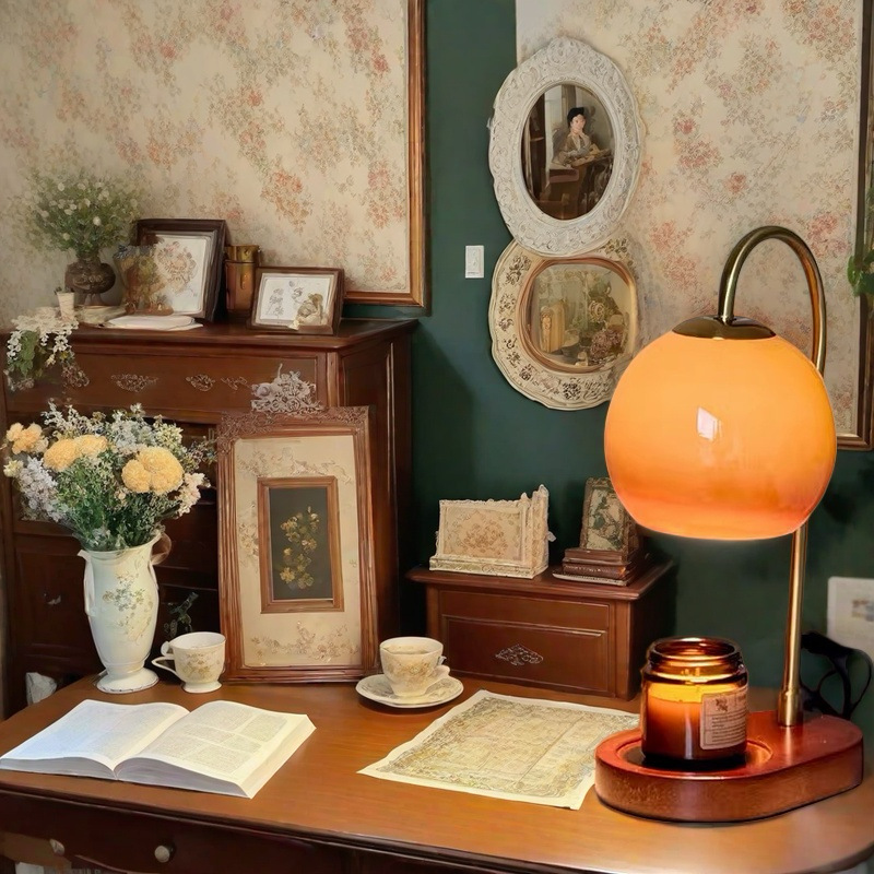 Candle Warmer Lamp Adjustable Flameless Wax Melting Table Lamp
