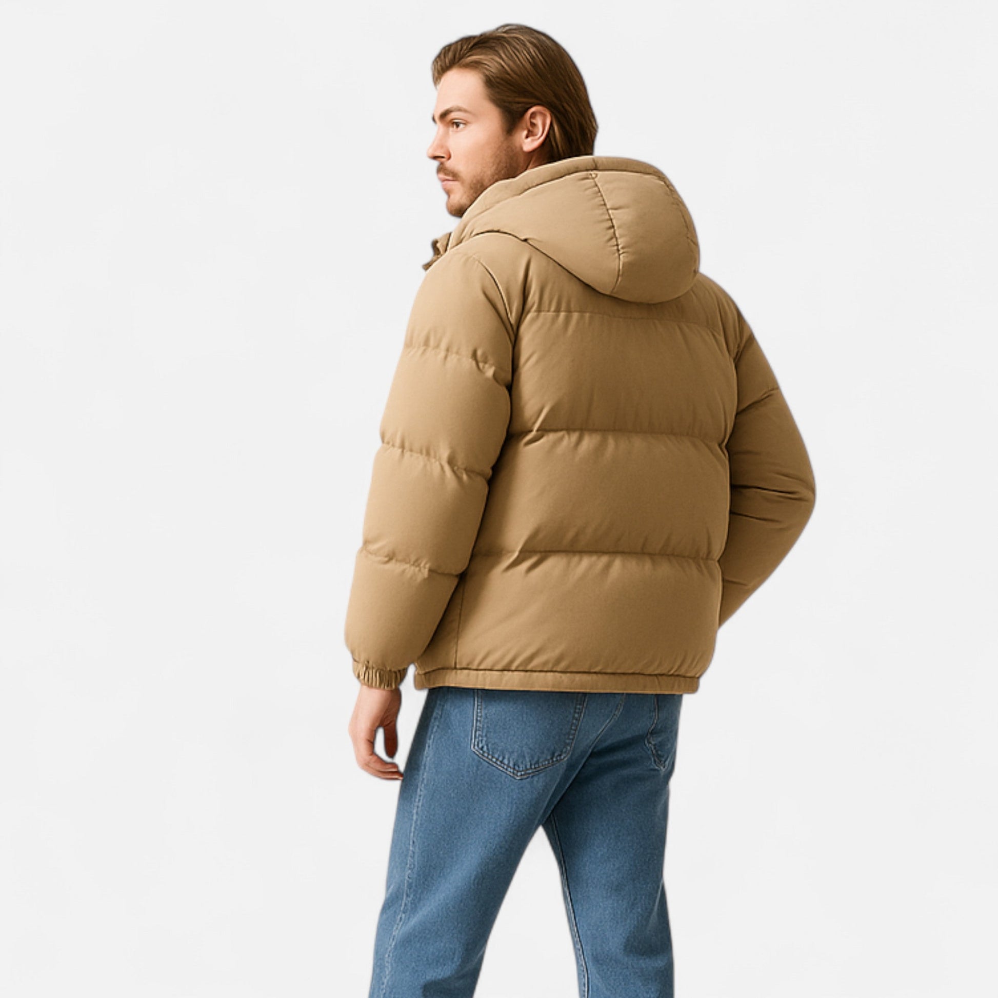 Versatile Insulated Quilted Unisex Hooded Puffer Jacket for Winter
