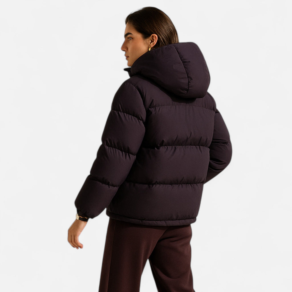 Versatile Insulated Quilted Unisex Hooded Puffer Jacket for Winter
