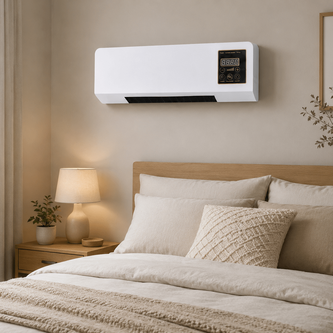 Wall Mounted Heater Fan Combo All Season Ductless Space Saving Room Unit - Image 11