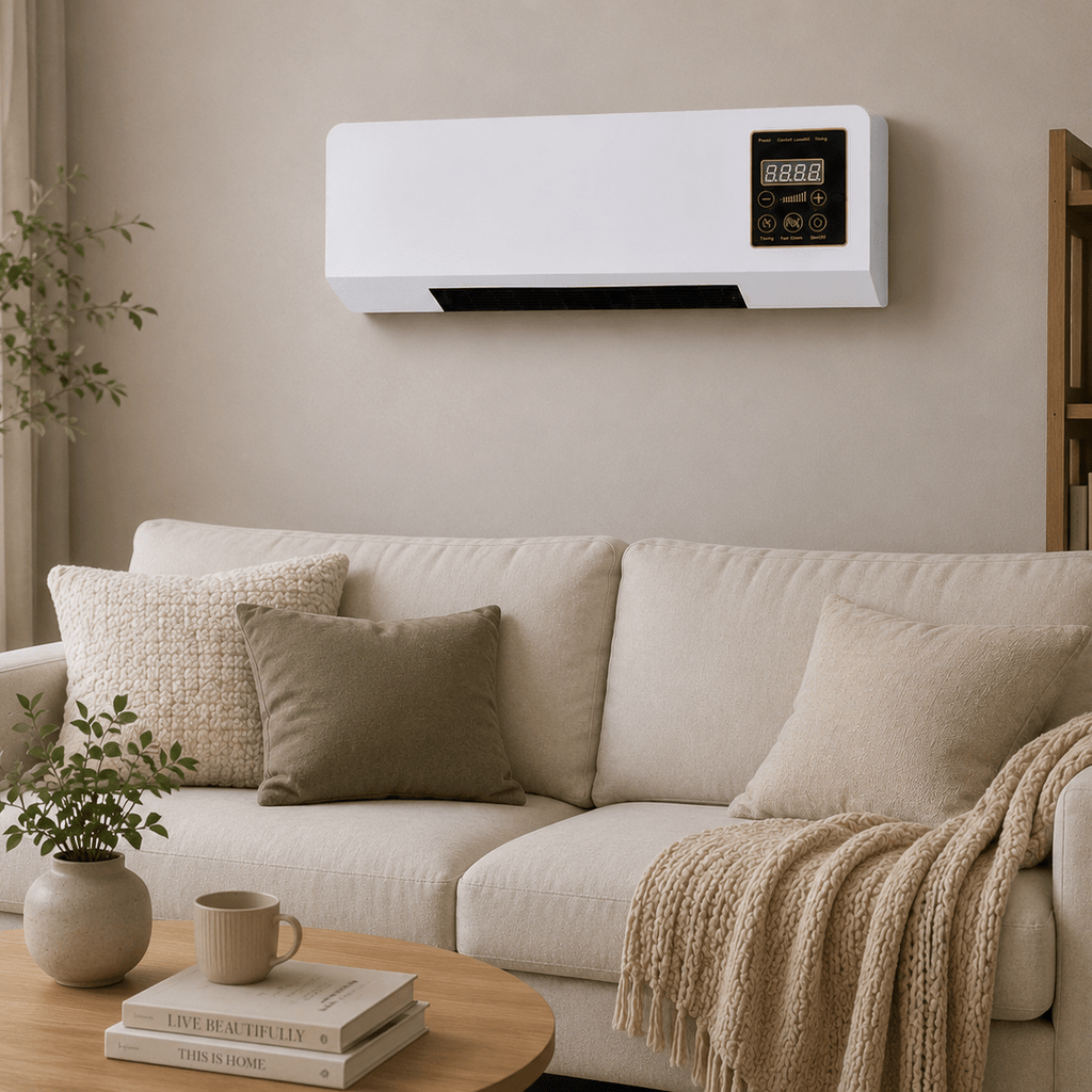 Wall Mounted Heater Fan Combo All Season Ductless Space Saving Room Unit - Image 10