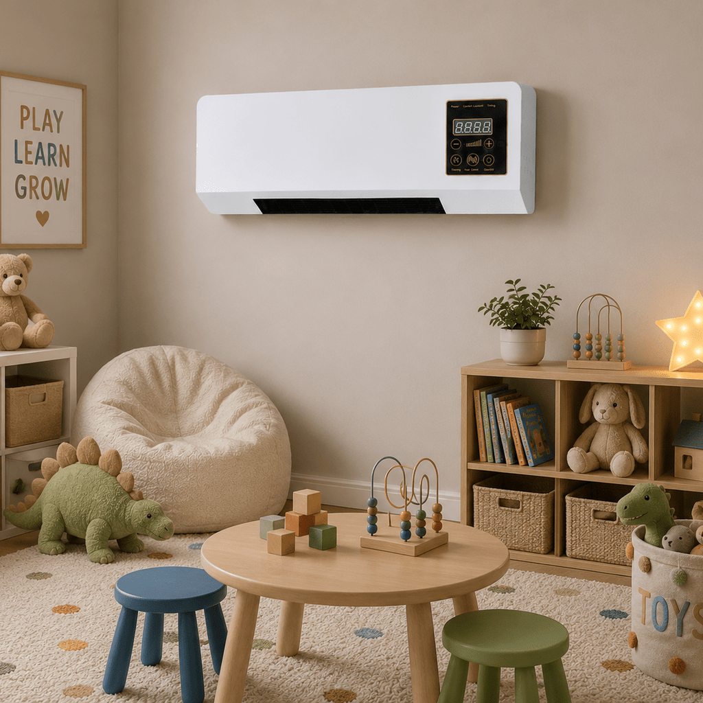 Wall Mounted Heater Fan Combo All Season Ductless Space Saving Room Unit - Image 9