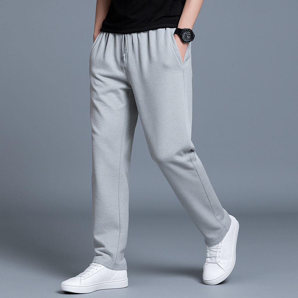 Men's Versatile Modern Fit Jogging Pants with Adjustable Waist