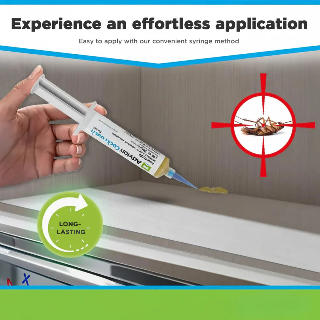 Cockroach Gel Bait Syringe Indoor Roach Killer Pest Control - Image 2