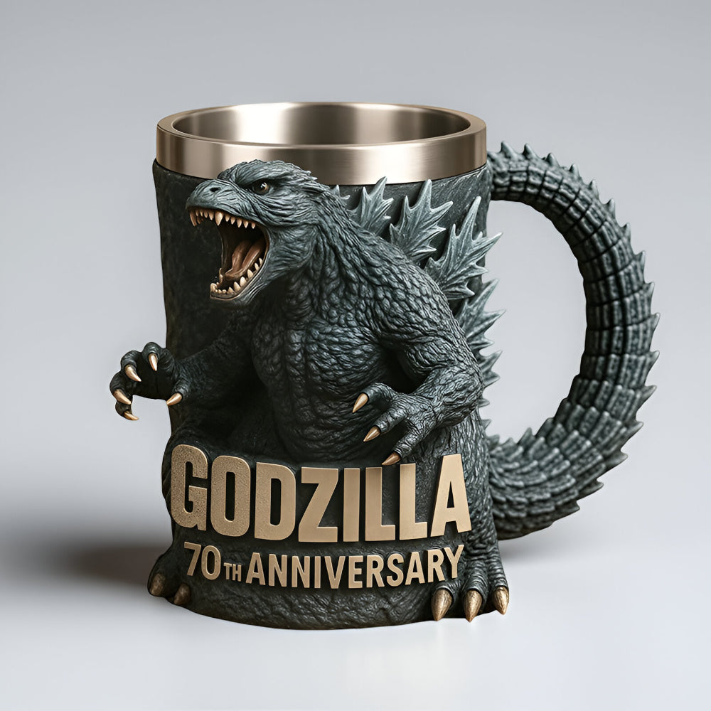 3D Sculpted Monster Ceramic Mug - Image 3