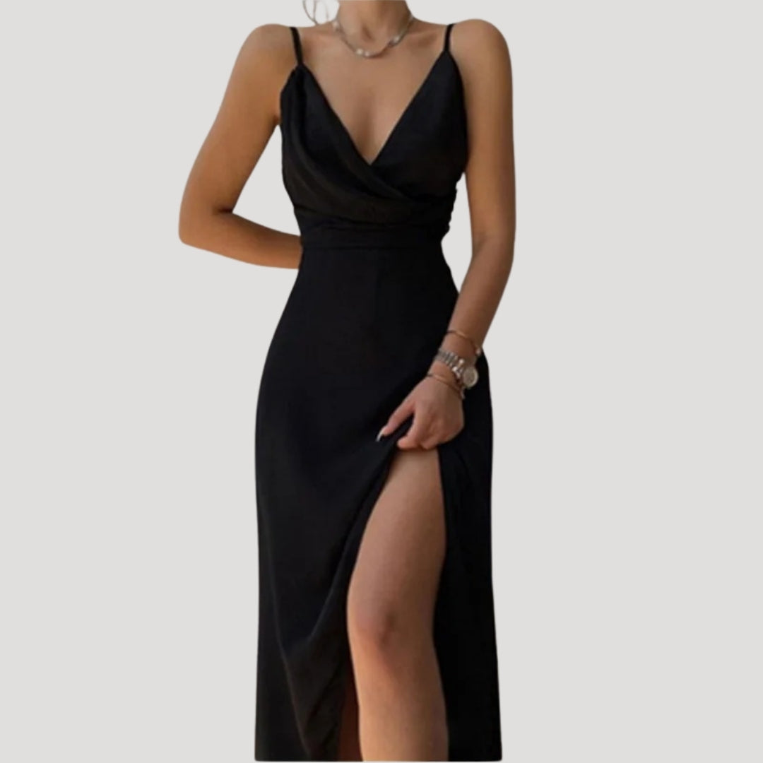 Women’s Trendy Slit Occasion Flattering Wedding Guest Dresses