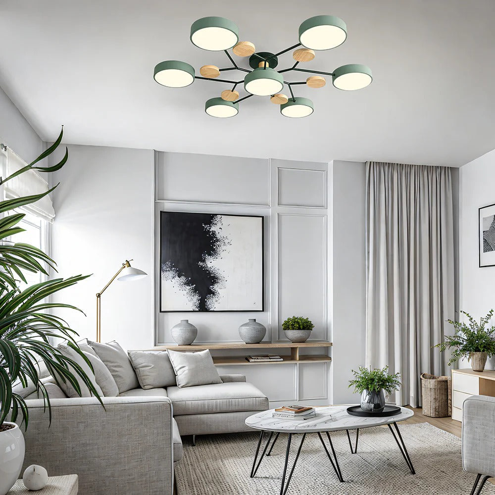 Modern Ceiling Light LED Flush Mount Bright Contemporary Fixture - Image 11
