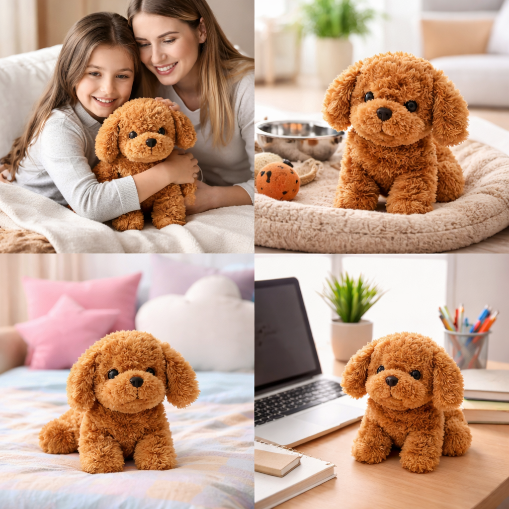 Interactive Plush Dog Toy Walking Barking Realistic Puppy - Image 6