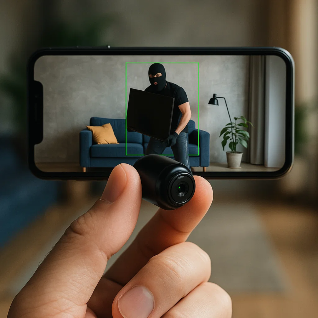 Smart Mini WiFi Camera 1080P with Night Vision & Motion Detection for Home Security