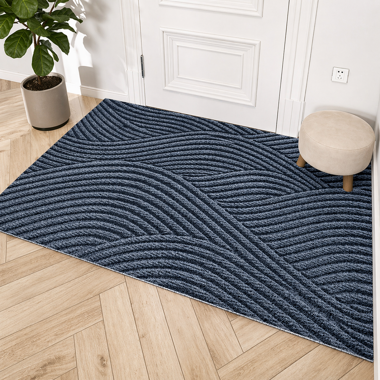 Non-Slip Door Mat Indoor Outdoor Dirt Trapping Entry Mat - Image 6