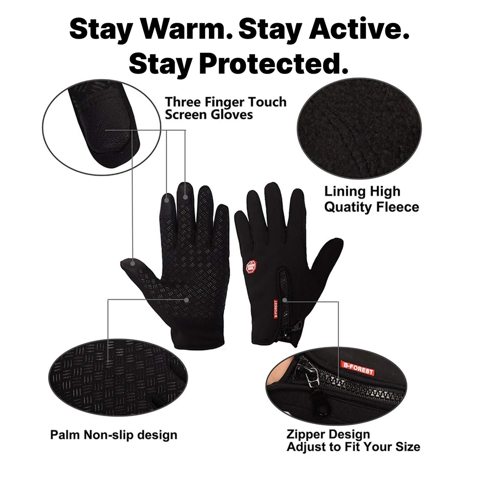 Electric Heated Gloves Waterproof Outdoor Thermal Wear - Image 7