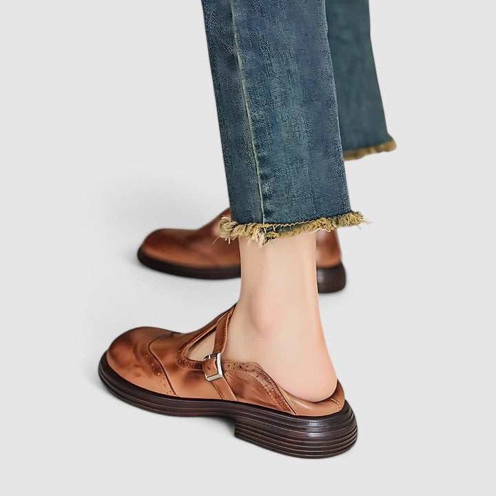 Chaussures d'extérieur antidérapantes à bride en T pour femmes