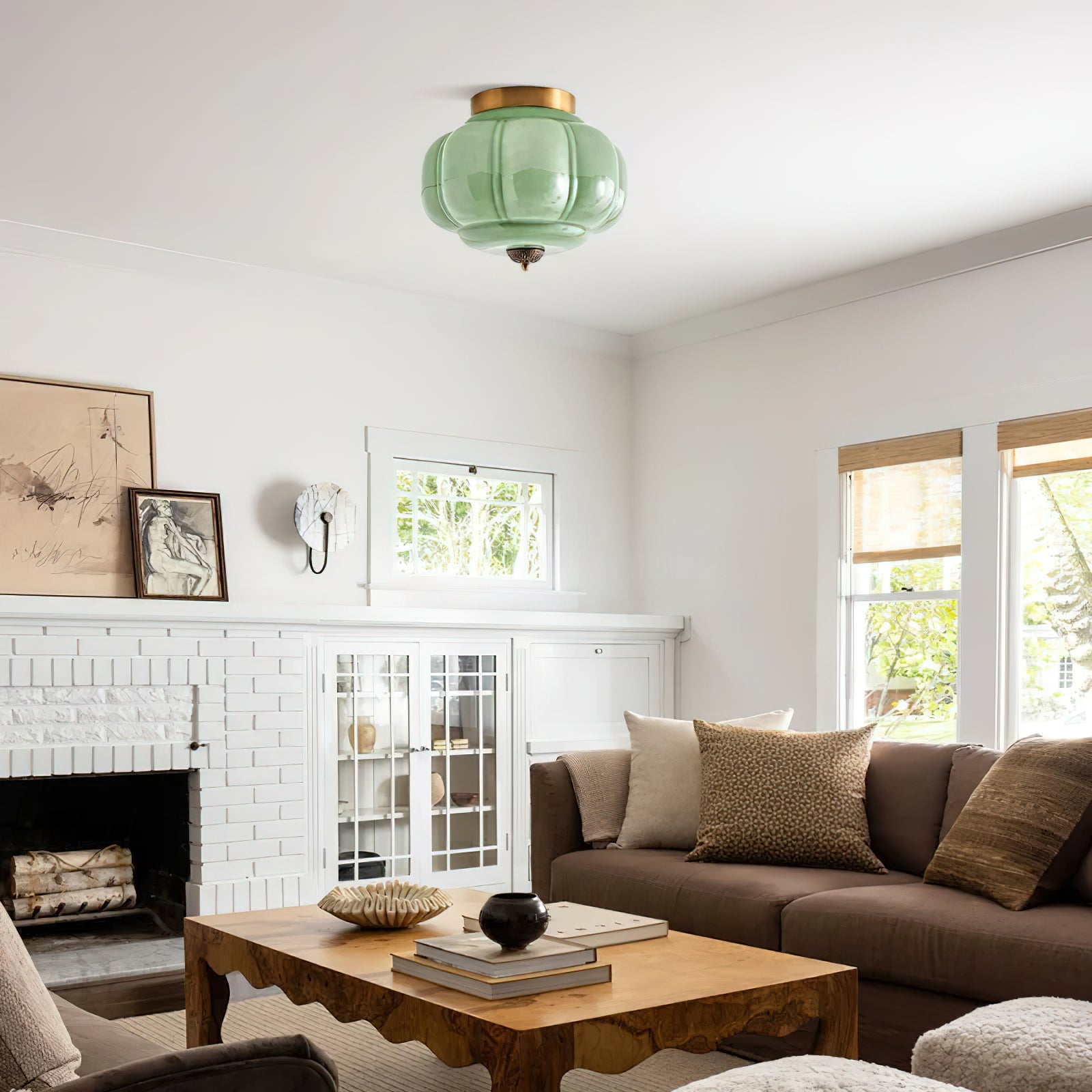 Maravine Glass Ceiling Lamp - Image 2