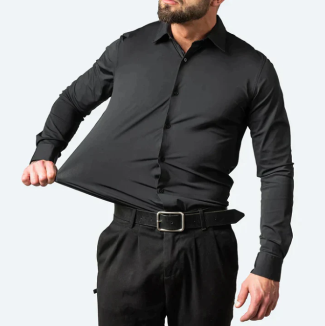 Men’s  Flex Stretch Business Formal Shirt
