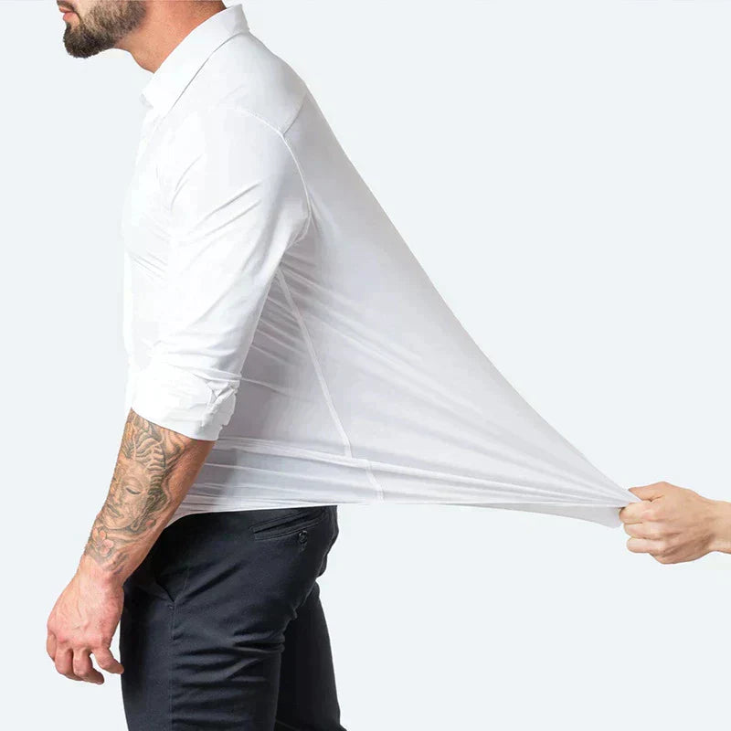 Men’s  Flex Stretch Business Formal Shirt