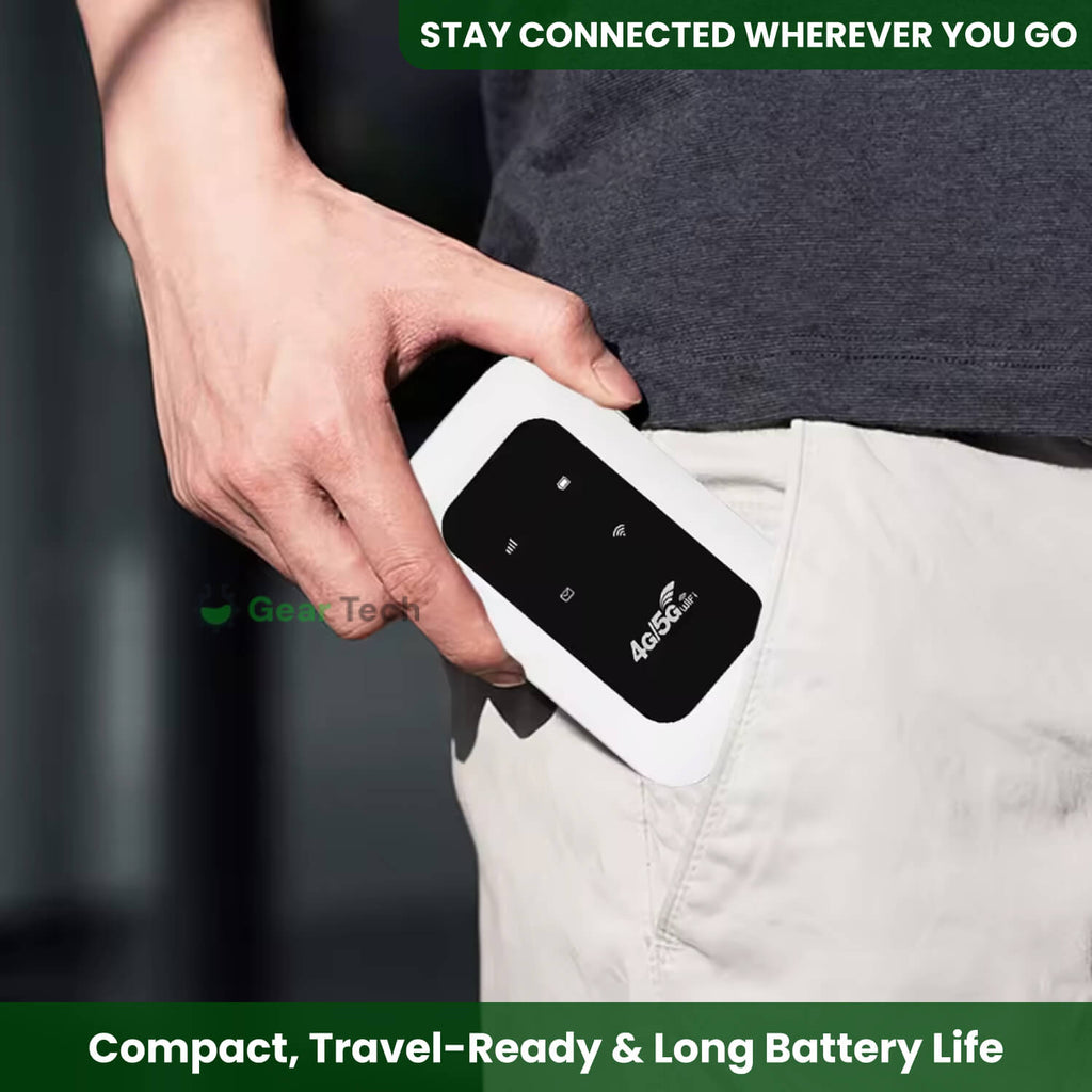 Compact High-Speed 5G Mobile WiFi Hotspot Device