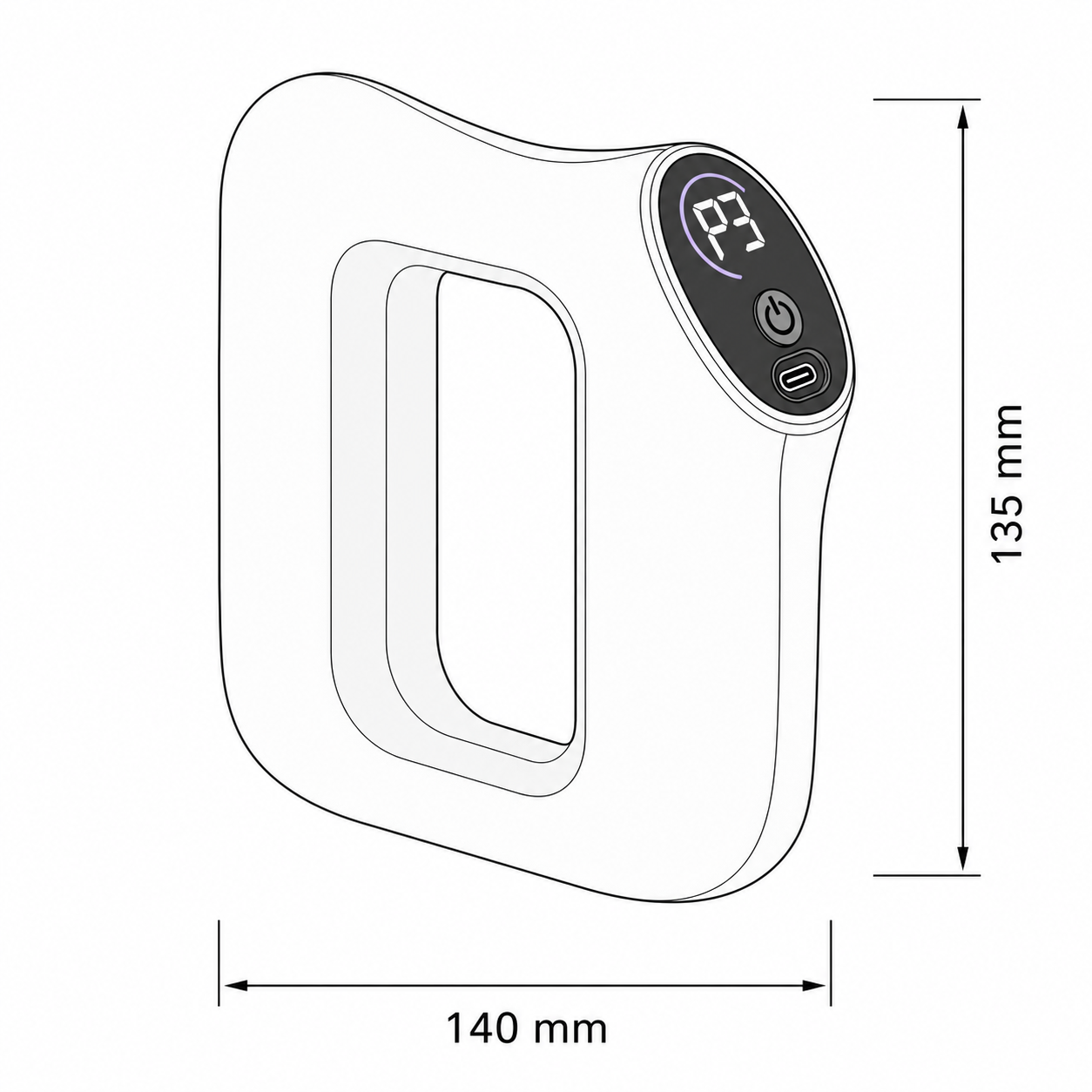 Anneau de massage vibrant pour fascia, mains libres, récupération en profondeur du corps entier