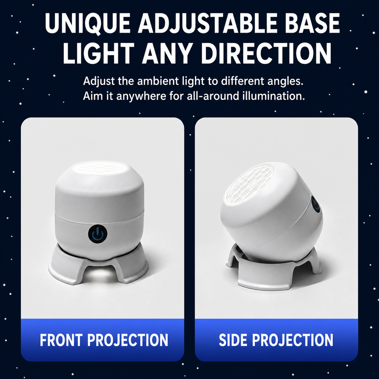 Ocean Wave Projector Light Rotating LED Night Light Bedroom Ceiling