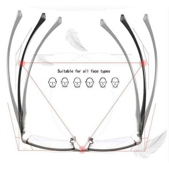 Advanced Multifocal Reading Glasses with UV Protection for Driving