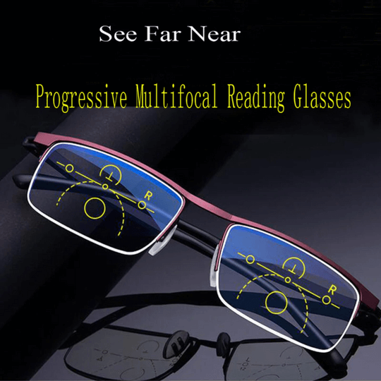 Advanced Multifocal Reading Glasses with UV Protection for Driving