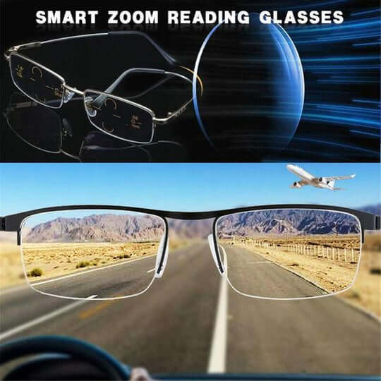 Advanced Multifocal Reading Glasses with UV Protection for Driving