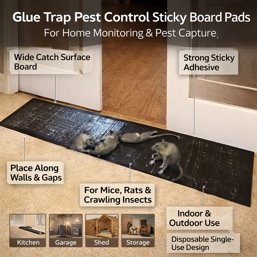 Glue Traps Sticky Boards Mouse Rat Pest Control Pads - Image 4