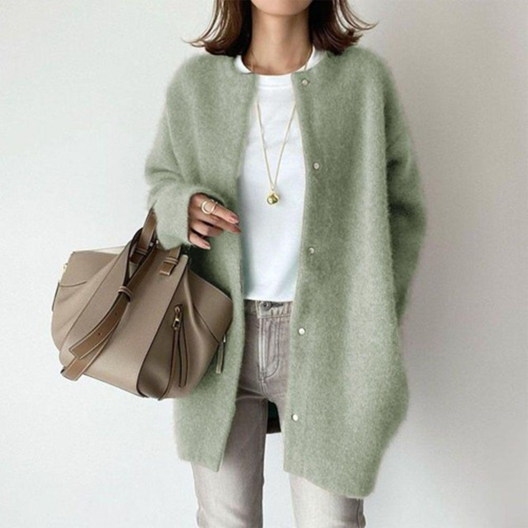 Women’s Classic Warm Relaxed Fit Cardigan for Winter