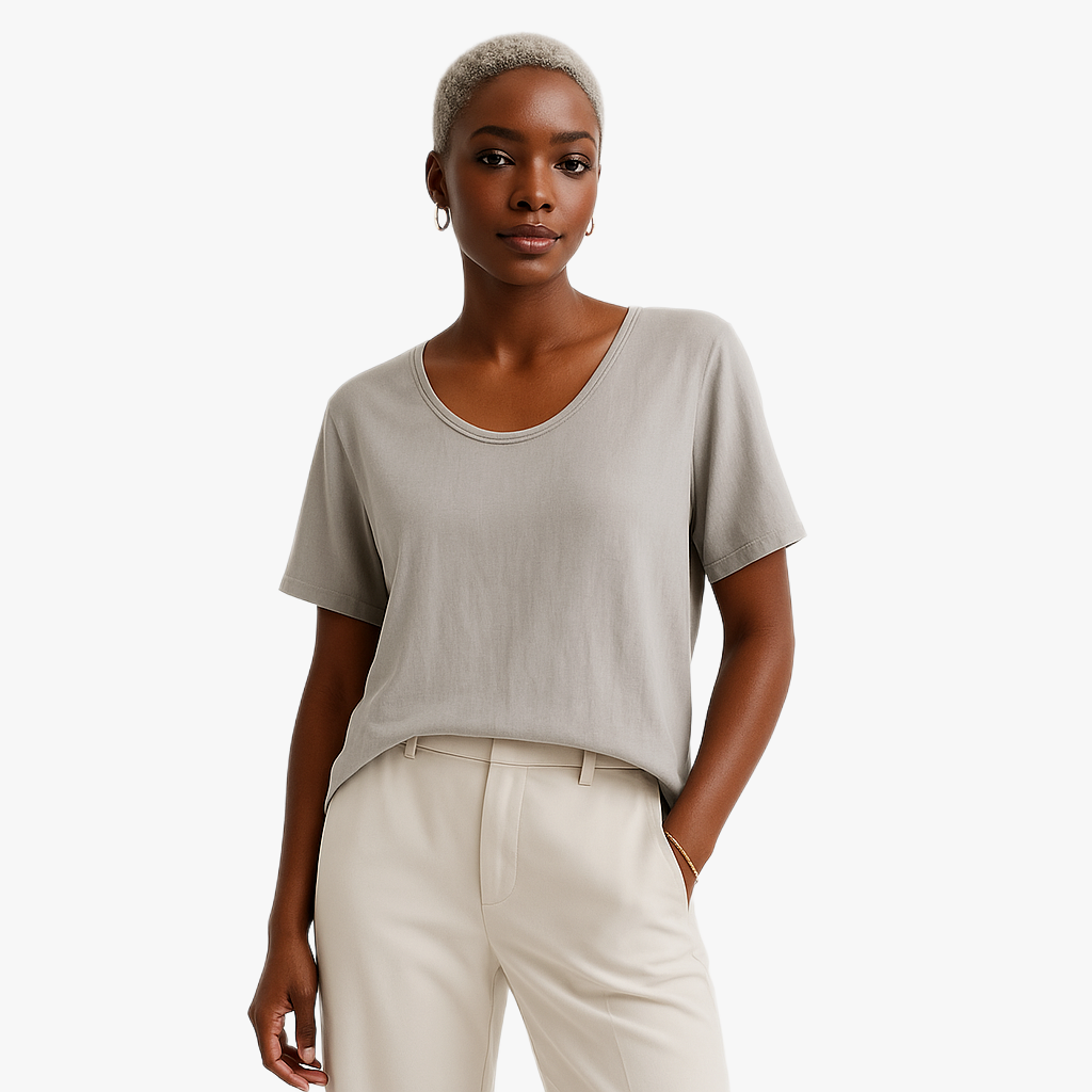 Breezy Summer V-Neck Women's Blouse